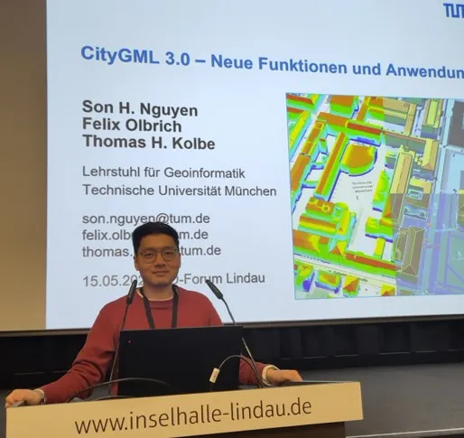 Son H. Nguyen präsentiert auf dem 3D-Forum Lindau