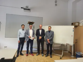 Prof. Moeckel, Dr. Marco Hölzel, Prof. De Vries, Prof. Thiemann