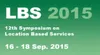 12th Symposium on Location Based Services